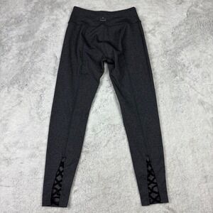 Beyond Yoga Black Leggings with Crisscross Detail